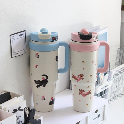 Izolirana čaša od 1227 ml sa slamkom